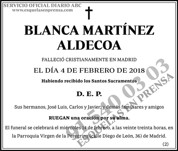 Blanca Martínez Aldecoa